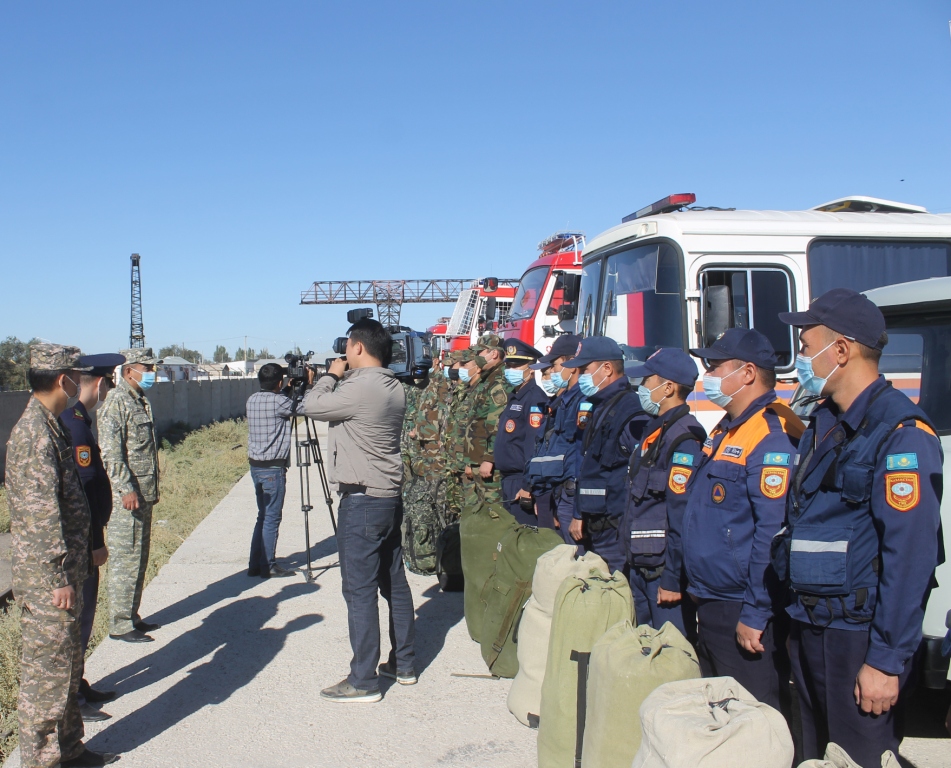 Төтенше жағдайға әзірлік тексерілді