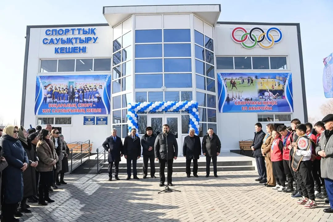 Бесарық ауылында спорт кешені ашылды