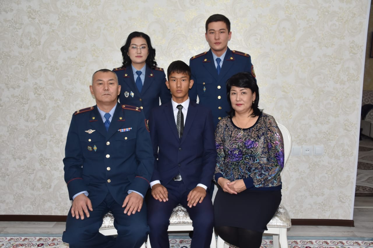 Полиция департаментінде 40 –тан астам полицей династиясы және отбасы қызмет етеді