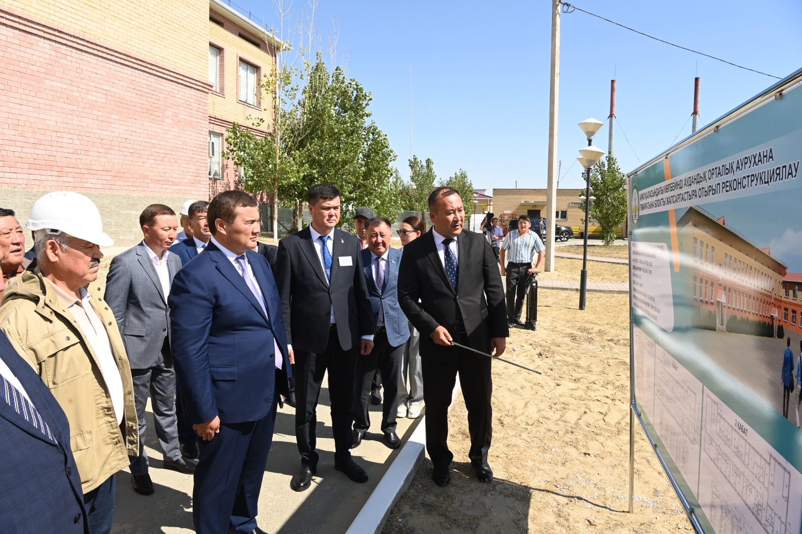 Медициналық мекеме ғимараттарының құрылысымен танысты