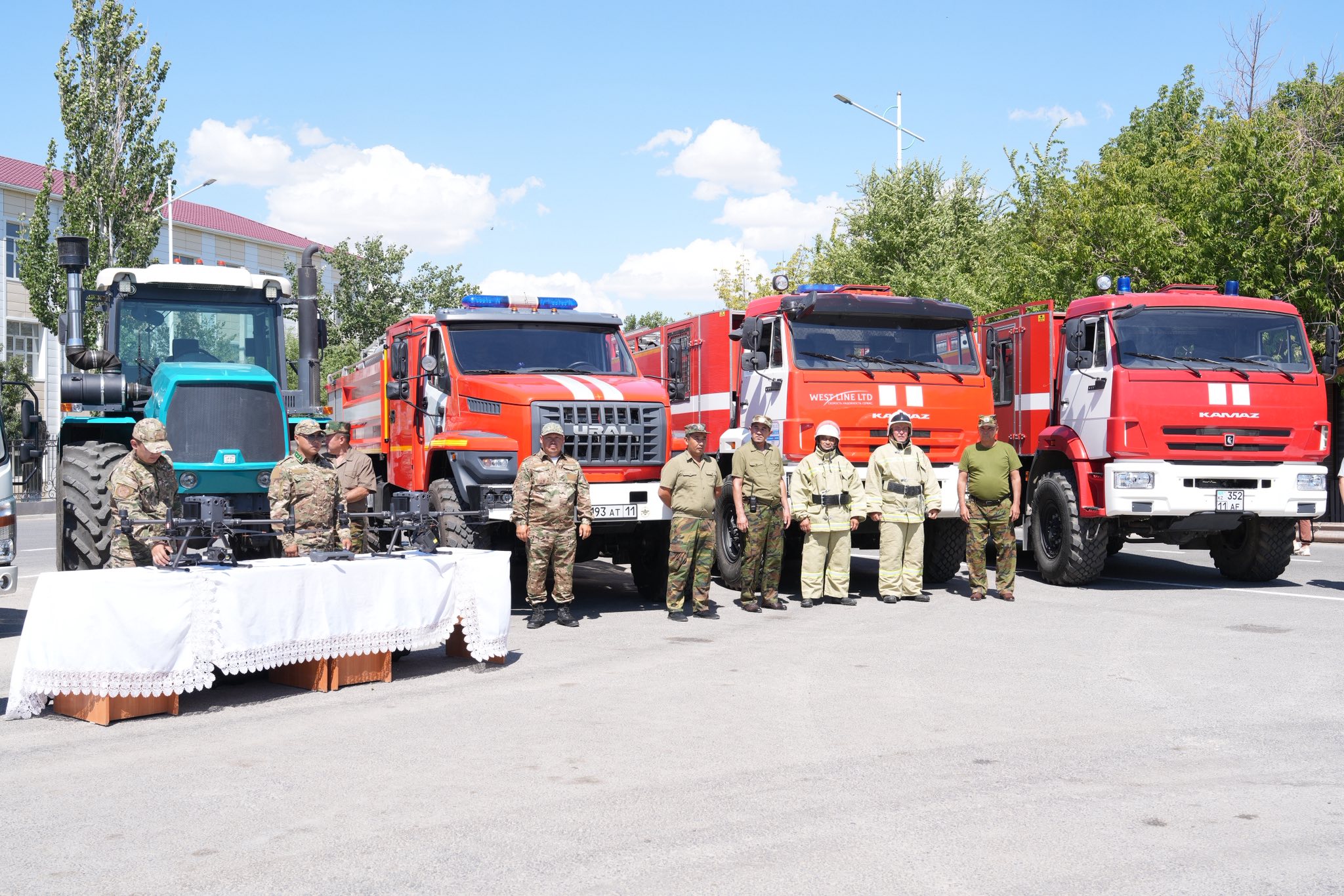 Орман шаруашылығы мекемелері арнайы техникалармен қамтылған