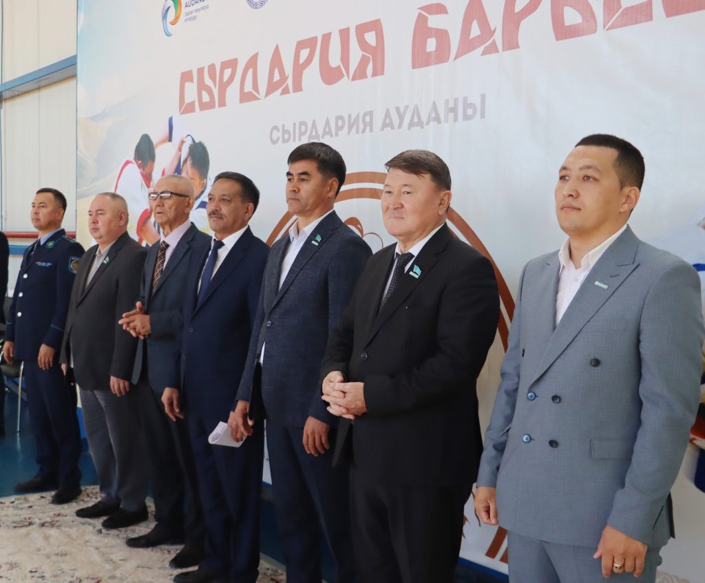Аудан әкімі «Сырдария барысы турнирінің ашылу салтанатына қатысты