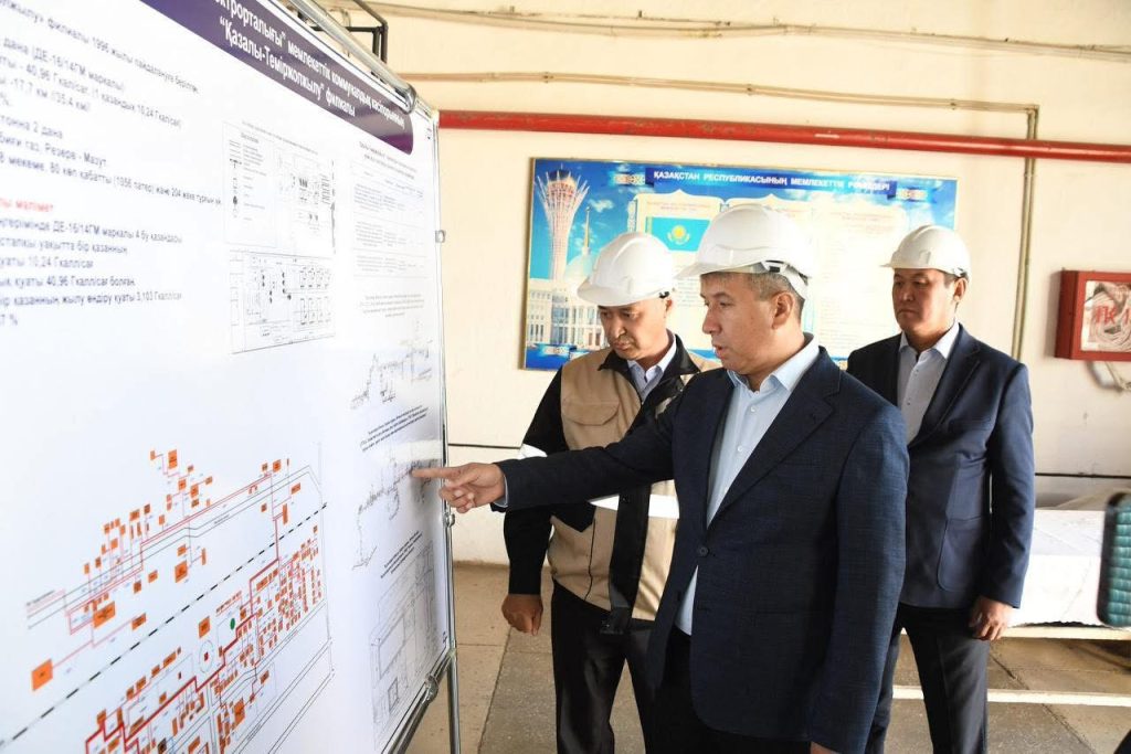 Аудан әкімі коммуналдық салалардың жұмысымен танысты