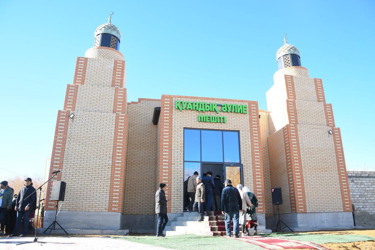 Ғани Мұратбаев ауылында жаңа мешіт ашылды