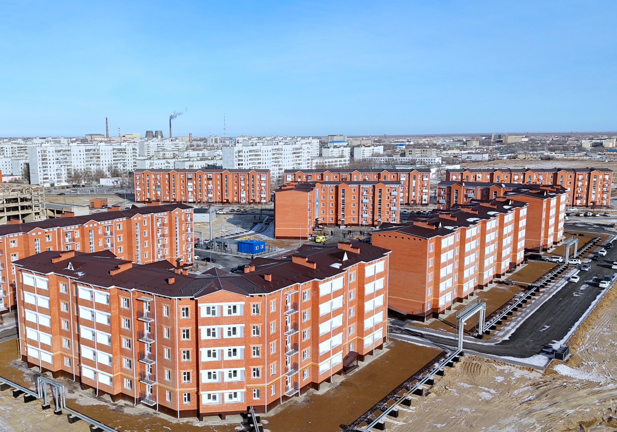 Байқоңыр қаласы тұрғындарына 250 пәтерлік 5 тұрғын үй табысталды