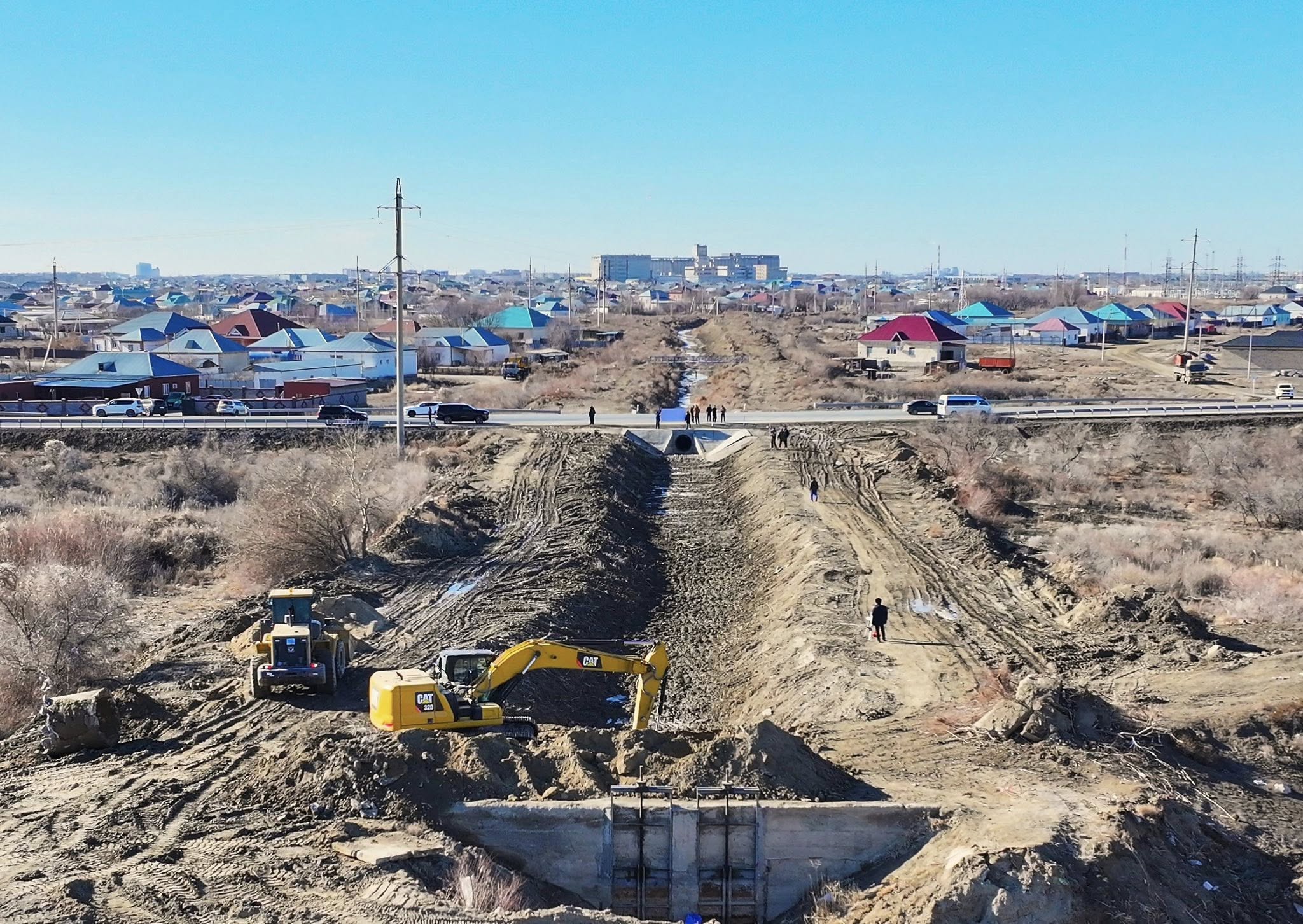 Аймақ басшысы «Қызылжарма» каналы мен Сағымбаев көшесін жаңғырту жұмыстарымен танысты