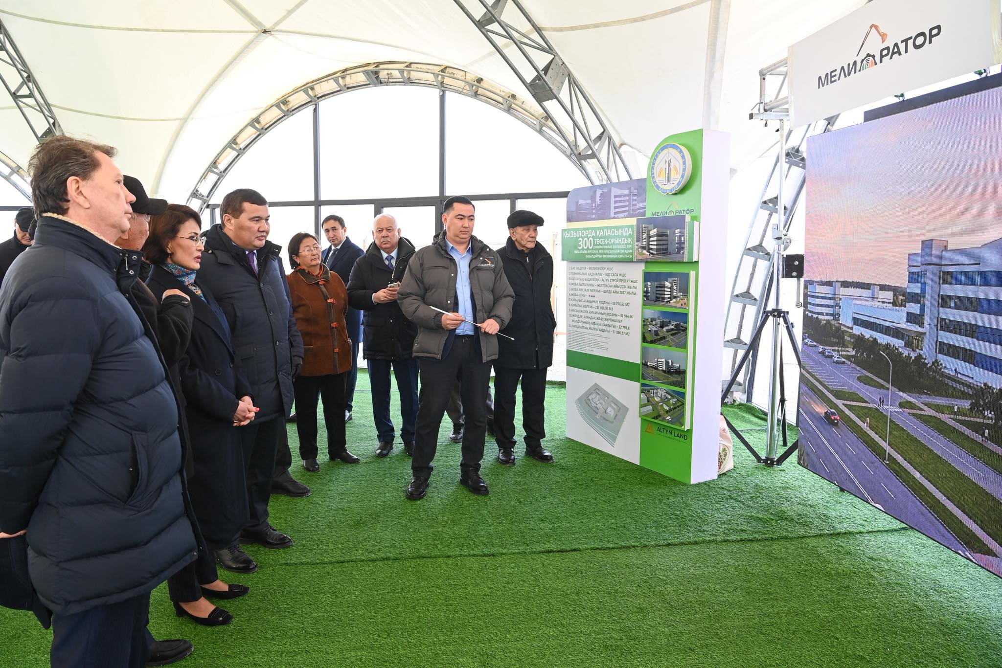 Қызылордадағы көпбейінді аурухана жыл соңына дейін пайдалануға беріледі