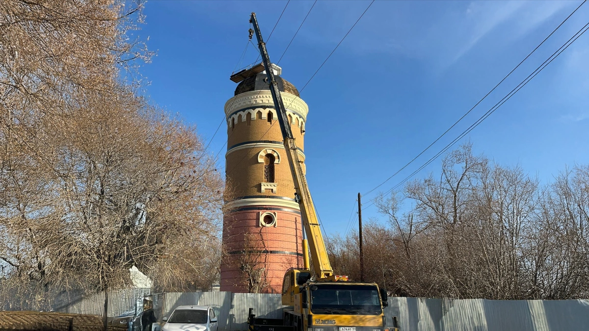 Қазалыда ХХ ғасырда салынған су қыспақты мұнара әлі күнге жұмыс істеп тұр