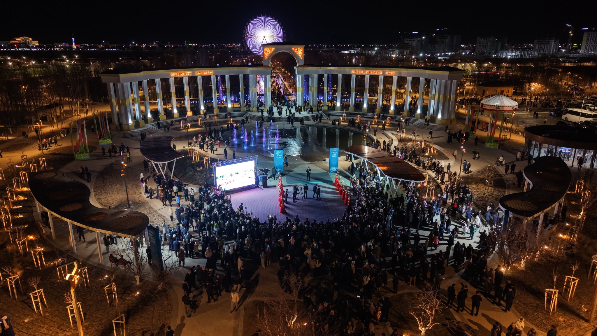 Қызылордада қайта салынған Президент паркі пайдалануға берілді