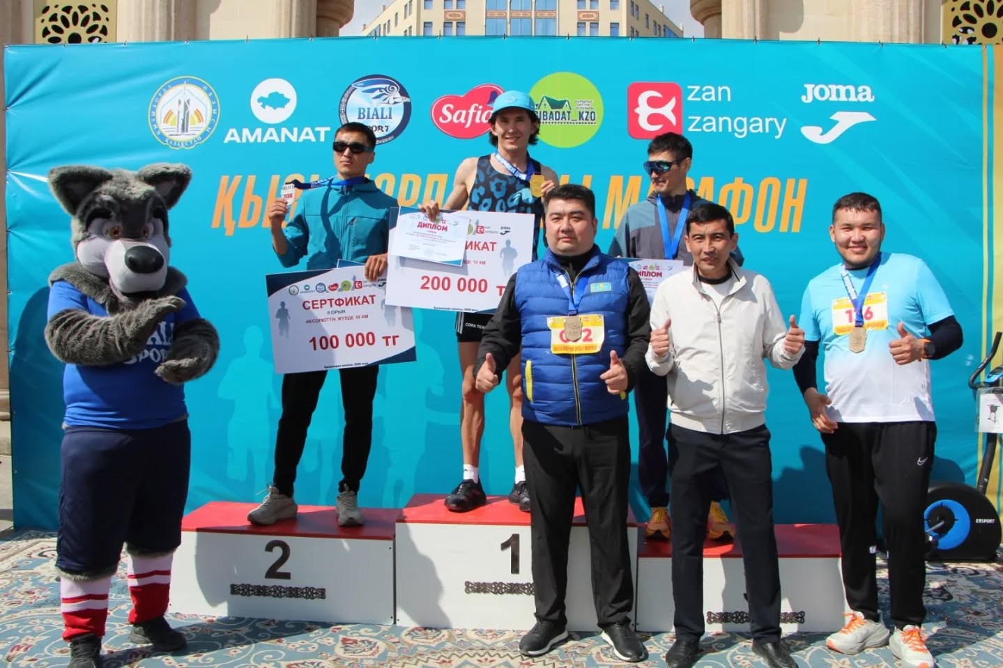 AMANAT: 400 адам қатысқан ауқымды спорттық іс-шара өтті