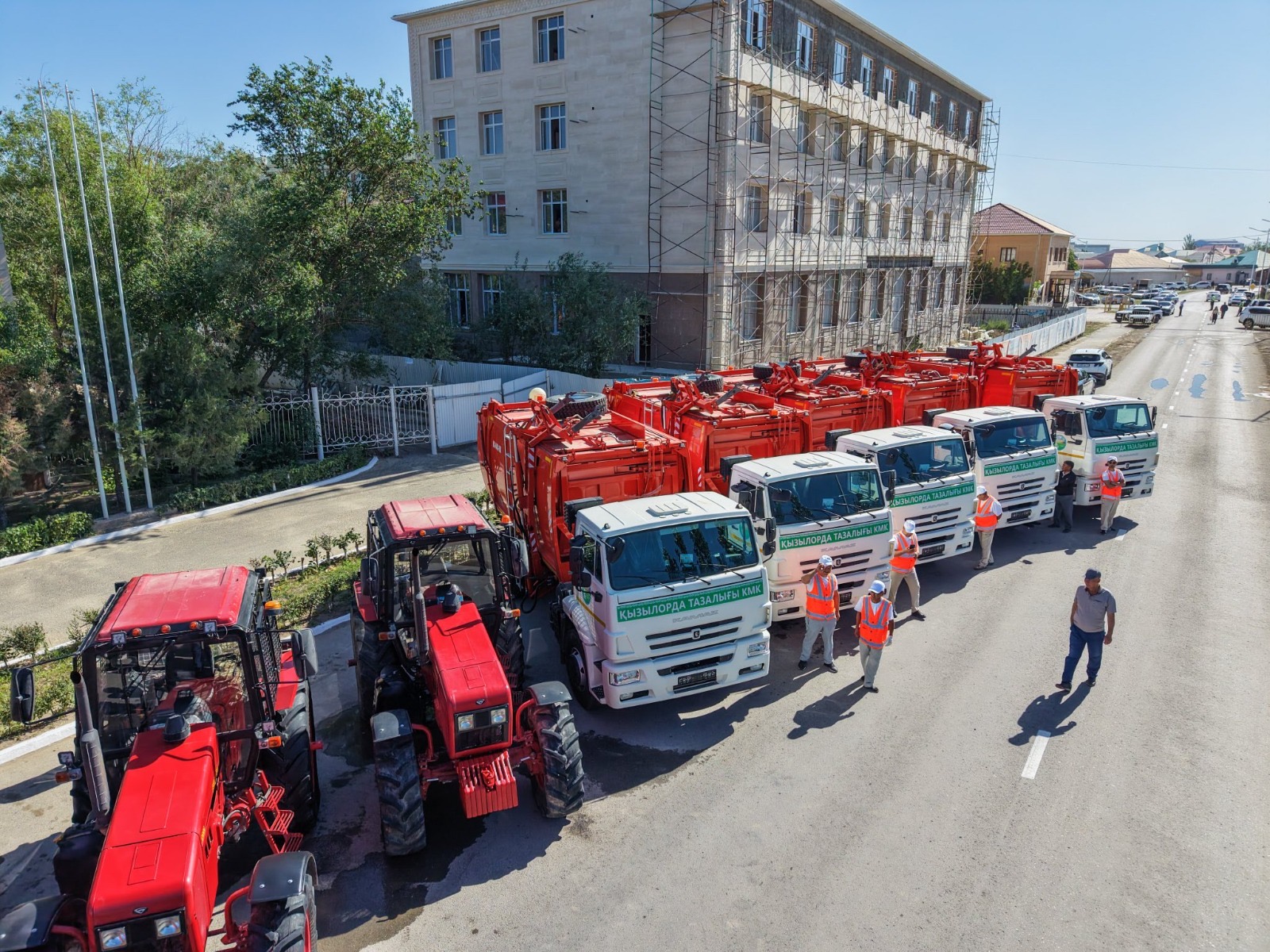 Қызылордада коммуналдық сала үздіктері марапаттап, техникамен қамтамасыз етілді