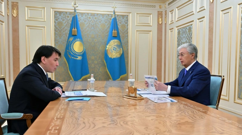 Ішкі істер министрін қабылдады
