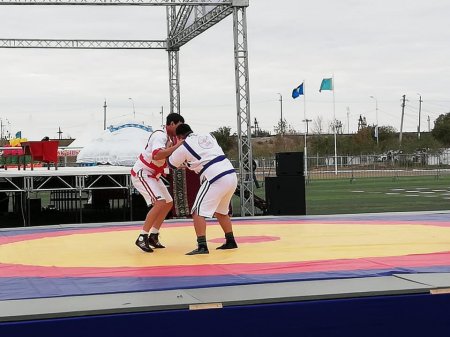 Қазақ күресінен түйе палуандар сайысы өтті