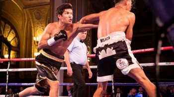 Данияр Елеусінов никарагуалық боксшыны нокаутпен жеңді