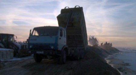 Қызылорда облысында бұзылған бөгет қалыпқа келтіріліп жатыр