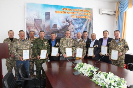 Ауған соғысы ардагерлеріне құрмет көрсетілді