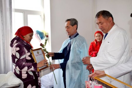 Аудан әкімі перзентханада болды