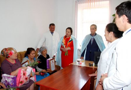 Аудан әкімі перзентханада болды