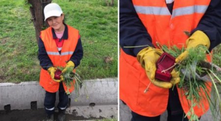\"Лақтырып жіберген шығар\": Алматыда аула сыпырушы алтын сақина тауып алды