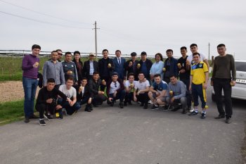 Футболдан турнирге жиналған ел журналистері Түркістанды аралап көрді