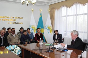 Министр қоғамдық қабылдау өткізді