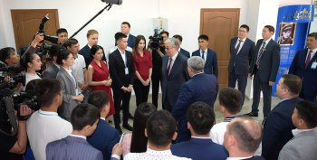 Қазақстан Президенті өңірлік «Рухани жаңғыру» орталығында болды