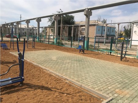 Қазалыда спорттық алаң пайдалануға берілді