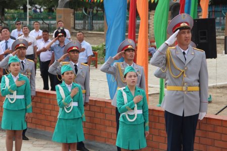 Сырдария ауданында мемлекеттік рәміздер алаңы ашылды