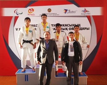 Олжас Оразалыұлы дзюдодан ҚР паралимпиадалық ойындарының жеңімпазы