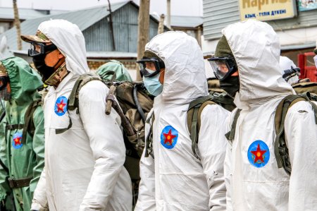 Қаланы дезинфекциялау жұмысы екі аптадан бері жалғасуда